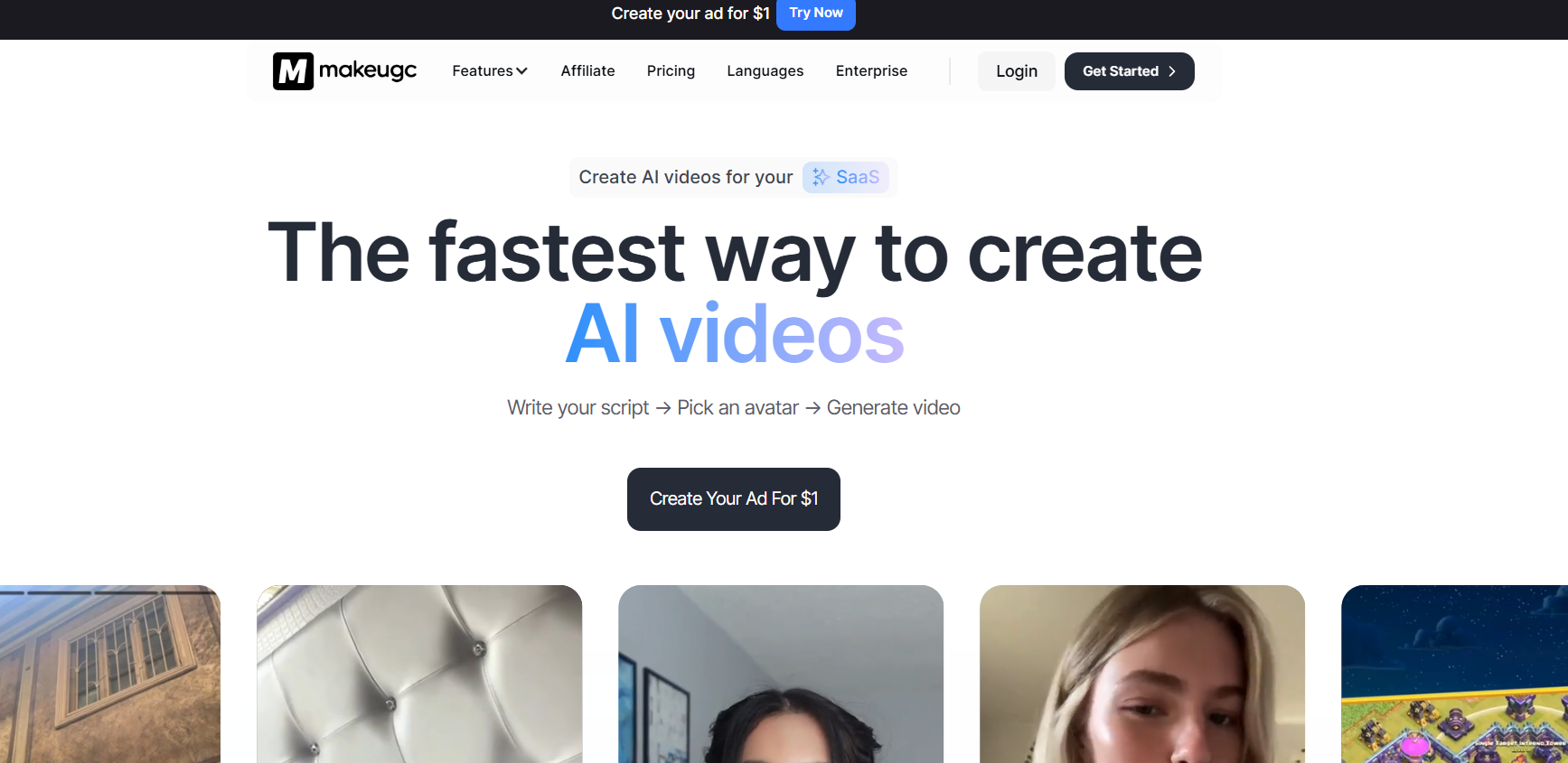 MakeUGC AI Videos