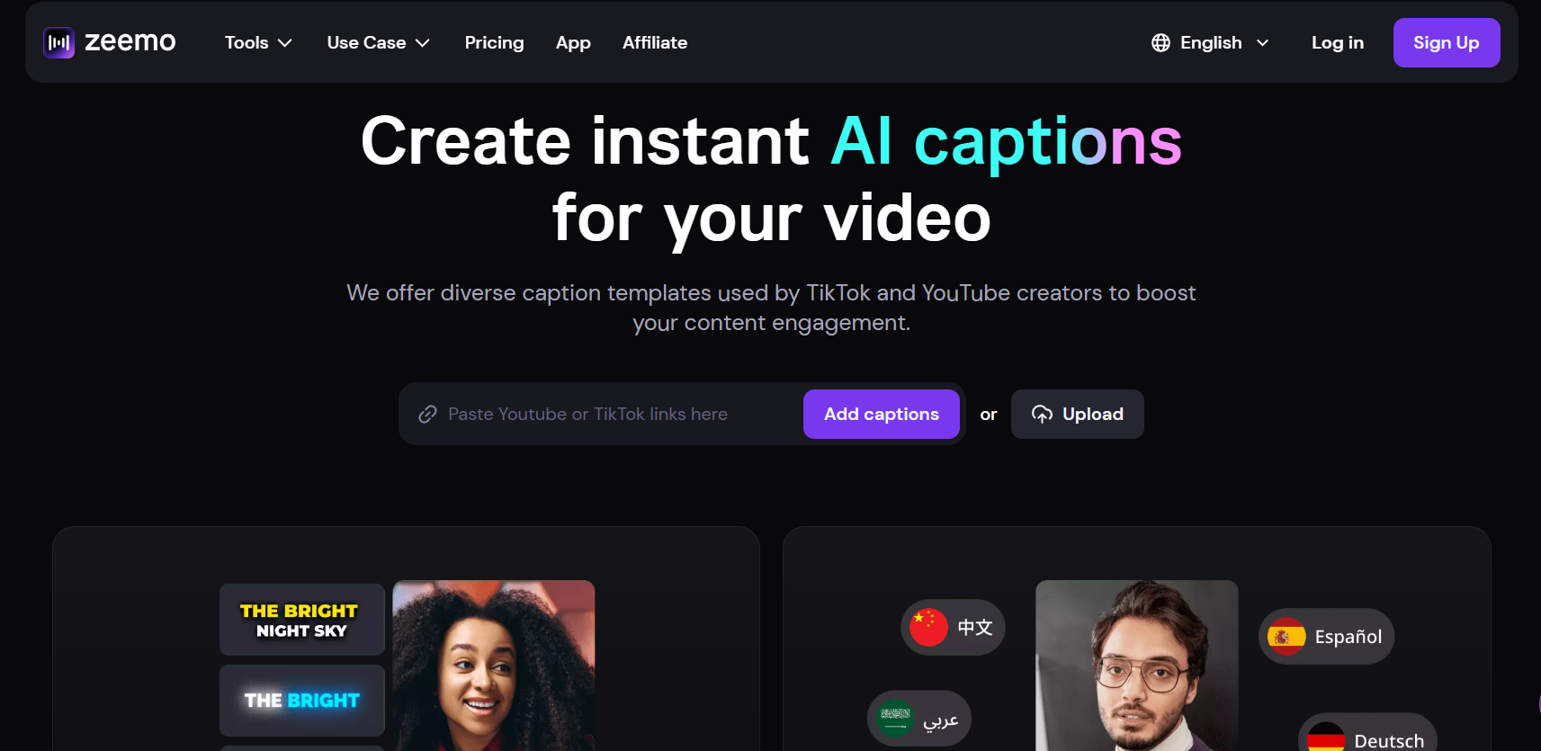 Zeemo AI Captions